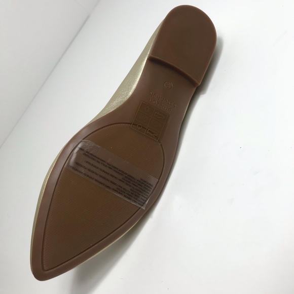 Amazon Essentials Shoes Amazon Essentials Gold Flats Poshmark
